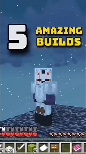5 Most Amazing Builds In Minecraft #shorts #minecraft #viral