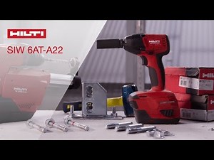 INTRODUCING Hilti Cordless Impact Wrench SIW 6AT-A22 and Adaptive Torque Module SI-AT-A22