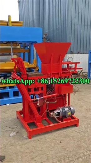 automatic small hydraulic compressed earth clay block machine for #issbs #soil interlocking bricks