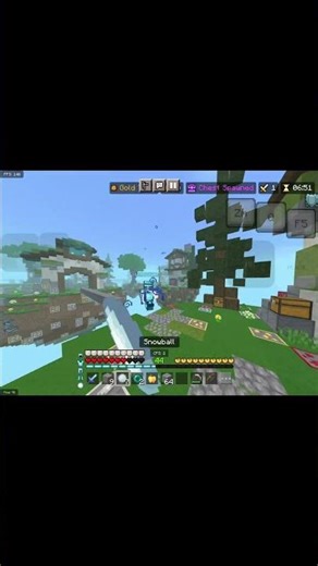 Killing Hive skywars Hacker #hiveskywars #minecraft #bedrock #bedwars