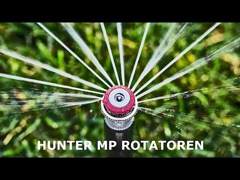 HUNTER MP Rotator Deutsch Anleitung für Einstellung und Montage