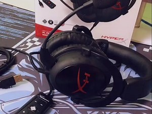 游戏耳机外设 hyperX 战斧7.1游戏耳麦，游戏党放心入了！