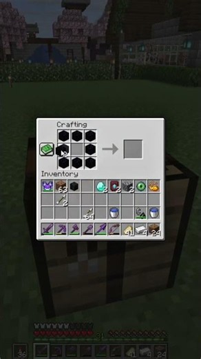 how to make ender chest in Minecraft #Minecraft