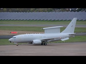 Birmingham Airport Spotting - Full Livery - RAF - Boeing E-7A Wedgetail - WT001 - October 2024