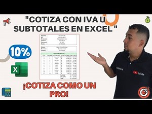 How to Create an Accounting Quote in Excel with VAT Calculation and Subtotals #sepamosexcelviral