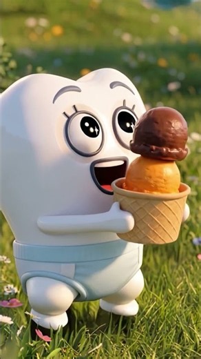 Babies want colorful ice cream scoops! Sharing surprise