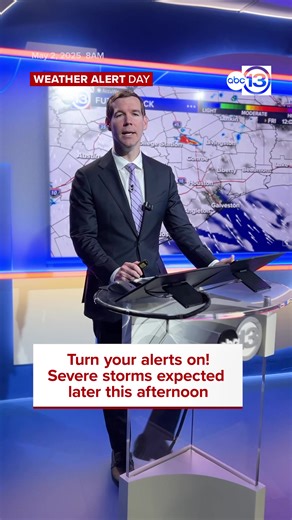 35K views · 80 reactions | An ABC13 Weather Alert Day issued today as storms bring risk of severe weather, flash flooding this afternoon. Keep your weather alerts on. Radar->abc13.co/42RMGmJ | ABC13 Houston | Facebook