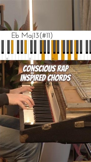Conscious Rap Inspired Chords 🔥🎹🔥 #musicianparadise #chordpresetpacks #musictheory