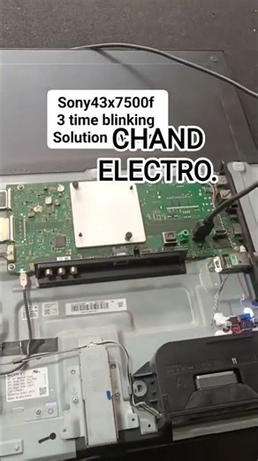 43x7500f 3time blinking problem repair Sony LED TV***#