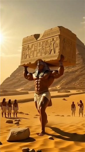4 Hercules Labors Helping Build Pyramids – Alien Twist! 🔥 #pyramid #memes #meme #ancient #viral
