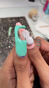 Dental Floss Nail that's Functional Shh.. don't tell my dentist #nails #nailtutorial #acrylicnails #beautyhacks #dentist | Ilysmnail