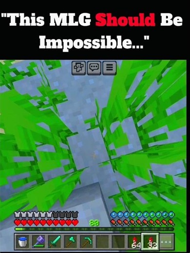 Minecraft But This MLG Should Be IMPOSSIBLE 😱