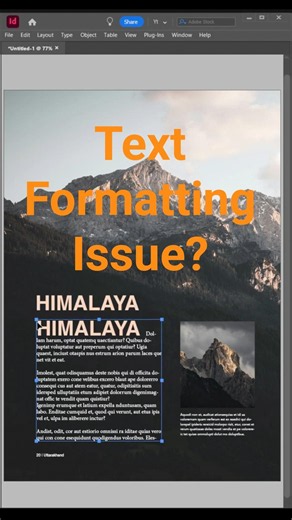 How to Paste Without Formatting in Adobe InDesign