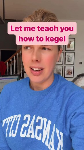 Let’s learn what the heck we are doing with our pelvic floor. you know the hammock of muscles that hold on pee and poop along with making seggs really good? Yeah, those muscles. We need to exercise them but first how? Make these two sounds (in the video. I have no idea how to type that out). What is your pelvic floor doing? Can you tell the difference? Let me know if you can tell the difference with these two sounds with a ❤️ emoji. I want to celebrate with you. Also, if you want my free pelvic 