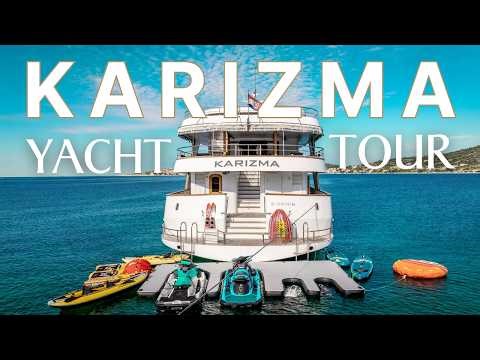 Step inside this amazing PRIVATE Yacht tour! Yacht Karizma 48m