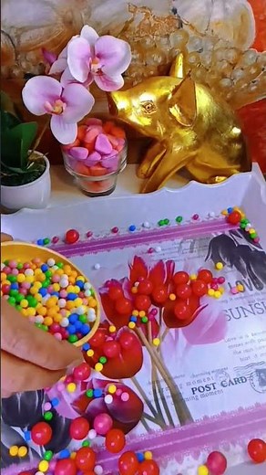 Amazing Reverse Video Asmr w 2deffirent sweet candy,verry colorful,verry deliscious #short #reverse