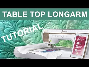 TUTORIAL: Using Embroidery Machine to Finish a Quilt Top #quilting