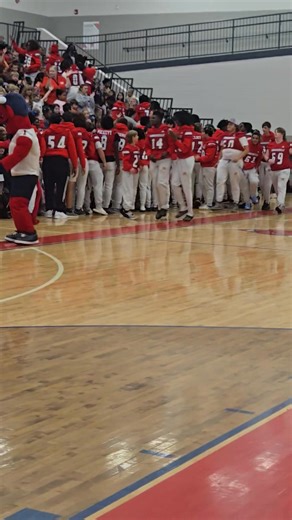 More videos from the pep rally. The team ran over to the elementary school side to give them some love and high fives. The kids loved it. Shout out to the Hawkinsville High School Marching Machine for the great music. We couldn't do Friday nights without them! | Big Red Booster Club