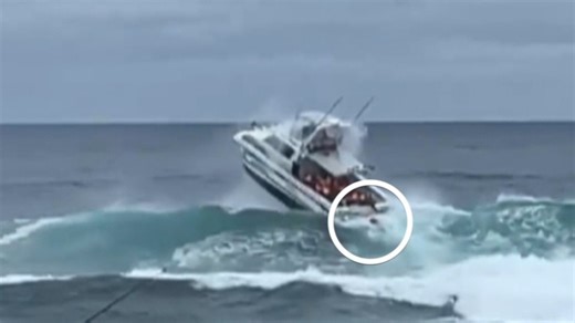Man falls overboard on tourist boat