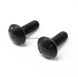 [Hot Item] M12X75 Left Reverse Thread 8.8 Cuphead Carriage Bolt with Nut