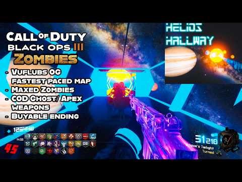 Helios Hallway is a fast-paced challenges map that's beautifully made! - Bo3 Custom Zombies