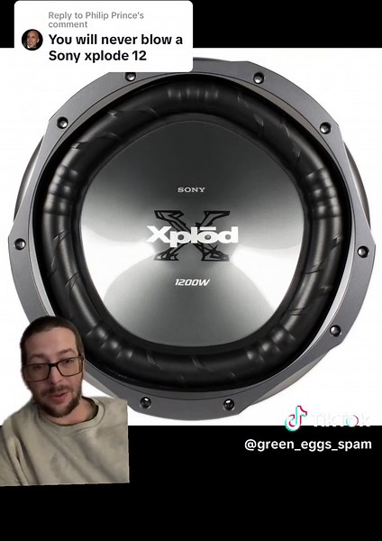 Sony Xplod Subwoofer - Blast from the Past