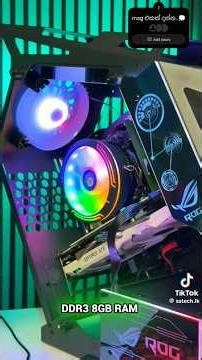 ROG || Pc build || New || Gaming Setup || 2500$ || RGB 👻(sponsored )@sstechlk