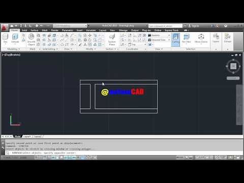 AutoCAD 2D Editing with Stretch