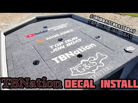 How To Install Carpet Decals in Boat - TBNation Carpet/Vinyl Decal Install