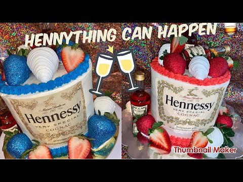 Hennessy cake , step by step tutorial
