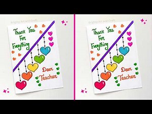 Thank You Greeting Card | Easy & Best Thanks Giving Card Ideas | How to make Thank You card 2026