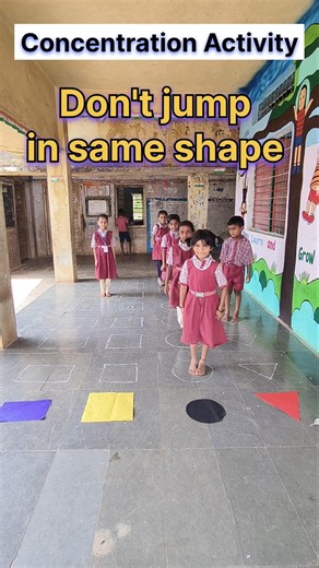 Shapes - Innovative teaching | Concentration Activity | learning through games #maths #shapes #2D
