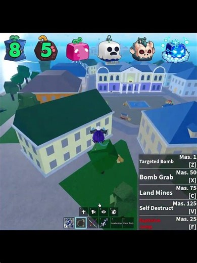 All Fruit Skill Vs Sea P.4 #roblox #bloxfruits #fruit