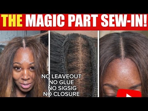 MAGIC PART TECHNIQUE EXPLAINED IN DETAILS BY @dacialulu on TIKTOK | no leave out Sewin technique