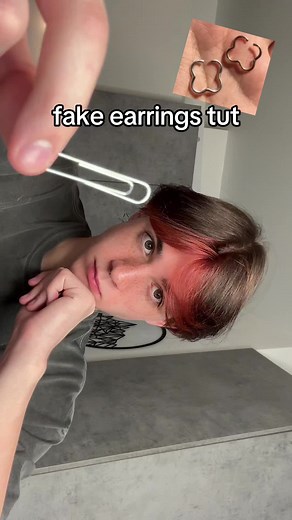 How to Make Fake Earrings Tutorial using Paperclips