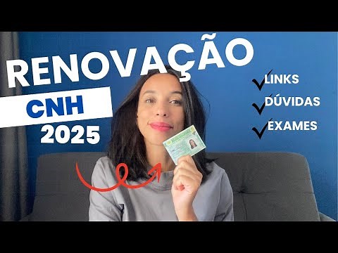 🚗📜 Renovação da CNH: Passo a Passo Completo! Tira-dúvidas + Links Úteis