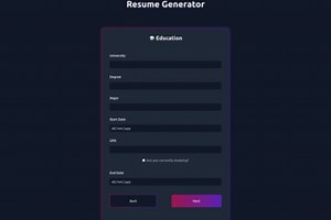 Resume Generator