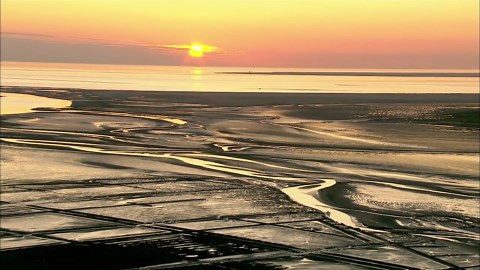 The Majestic Westerheversand Lighthouse: A Drone's Eye View
