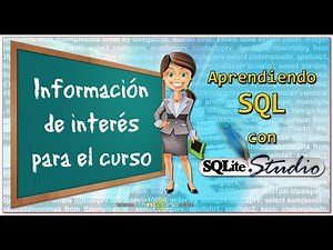 Curso SqLiteStudio-Información de interés