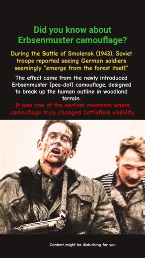 Did You Know? This WWII Camouflage Made Soldiers Look Invisible #ww2 #shorts