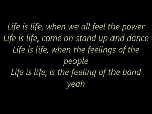 Life Is Life~Opus~Lyrics