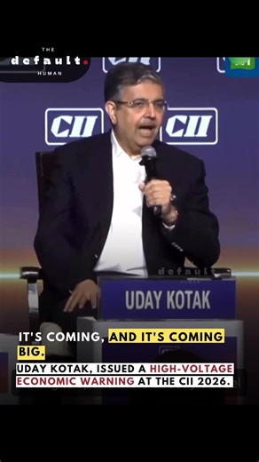 The Shock is Coming: Uday Kotak #economy #crises