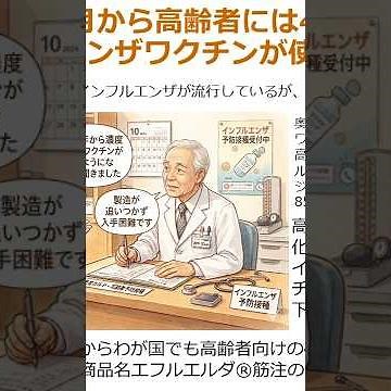 2025年1月から高齢者には4倍濃度のインフルエンザワクチンが使える。 #戸田クリニック #大阪府吹田市豊津町14番1号 #御堂筋線 #江坂 #整形外科 #戸田整形外科リウマチ科クリニック