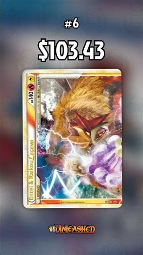 Top 10 HS Unleashed Pokemon cards #shorts #pokemon