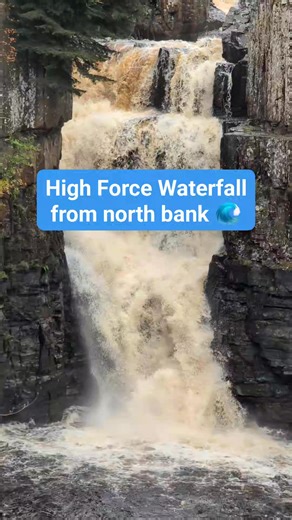 2.3K views · 15 reactions |  HIGH FORCE WATERFALL – AS SEEN FROM...