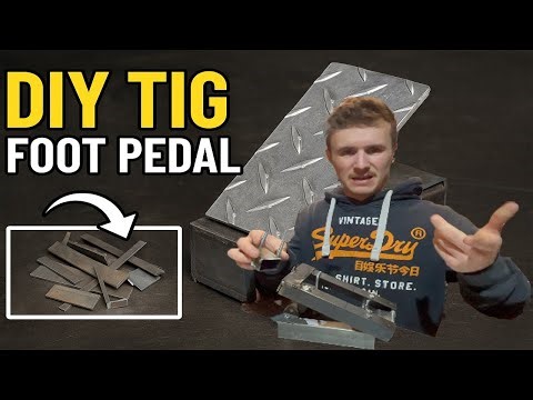 TIG Welder Foot Pedal Made From Scrap Metal (DIY Project)