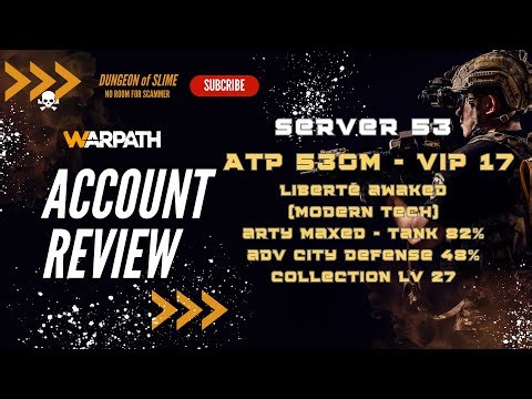Server 53 - ATP 530m - VIP 17 - LIBERTÉ AWAKED - MODERN TECH ARTY MAXED - COLLECTION LV 27
