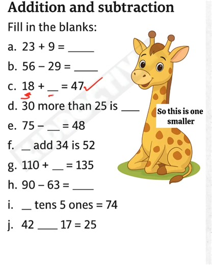 11K views · 103 reactions | Addition Subtraction Mental Math | #fyp #fblifestyle #worksheets #mathematics | Kiddoctive - Homeschooling | Facebook