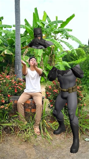 Batman flying body parts matching