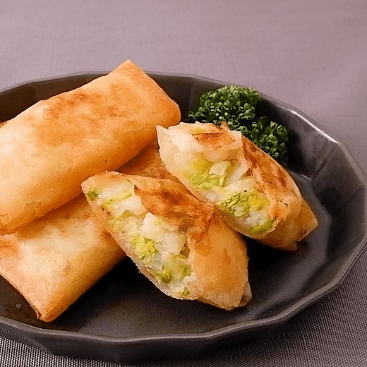 白菜たっぷりシンプル春巻き 作り方・レシピ | クラシル